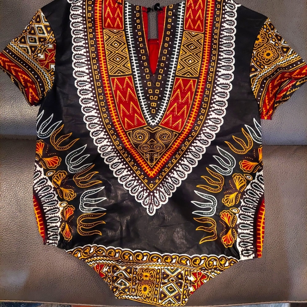Baby boy african onsie